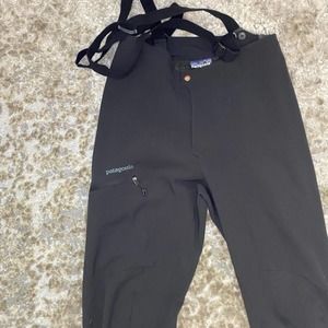 Patagonia Women’s Snow Guide Black Suspender Snow Pants Size S